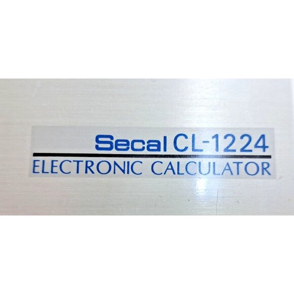 Samsung Electronic Calculator Secal CL-1224 12 Digit-LCD Display-1980's-RARE-HTF - Picture 2 of 11